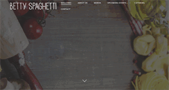 Desktop Screenshot of betty-spaghetti.com